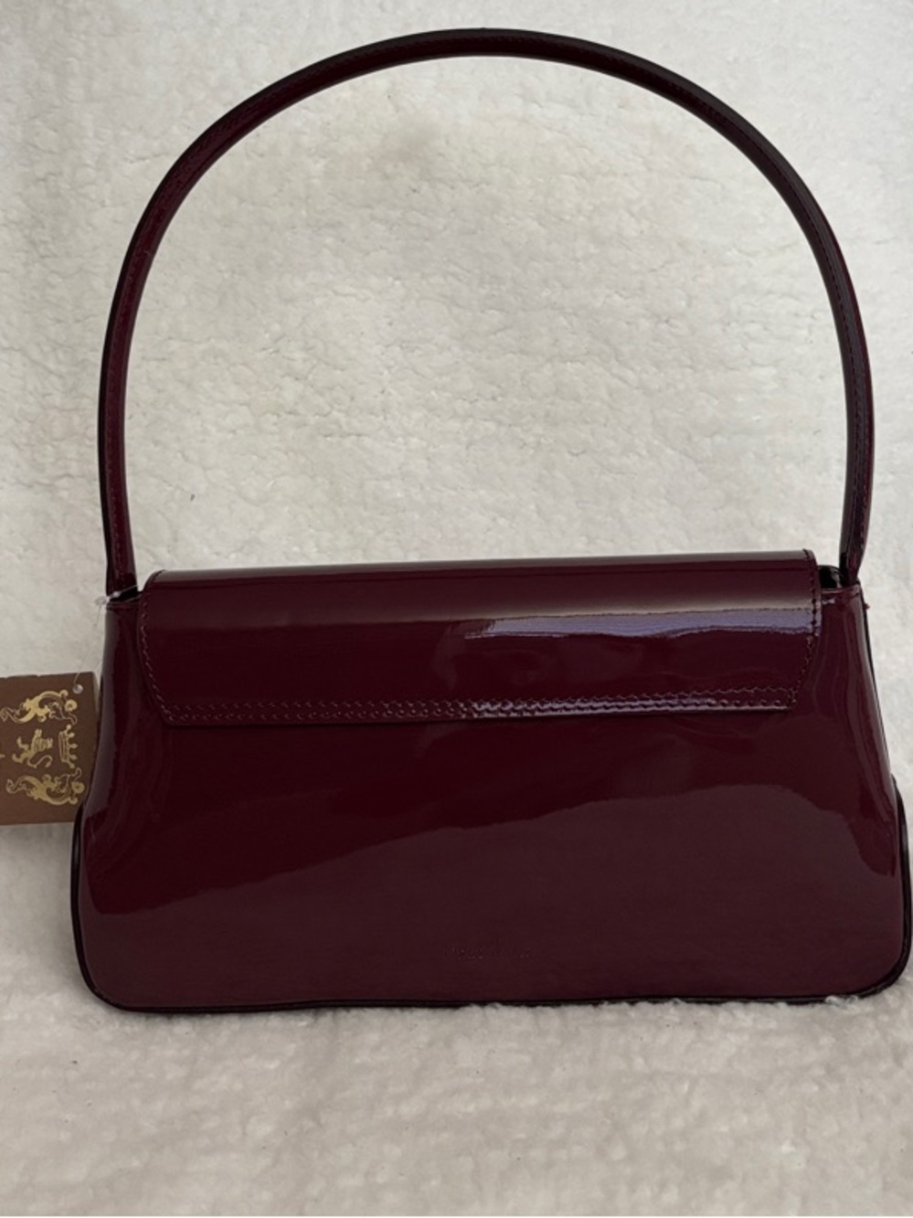 Pratesi Chianti Shoulder Bag in Deep Wine - Picture 4 of 10